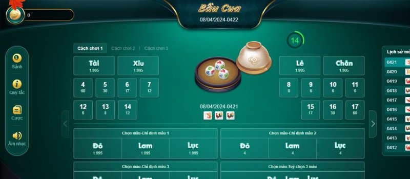 Hướng dẫn cách chơi game bầu cua tôm cá Loto188